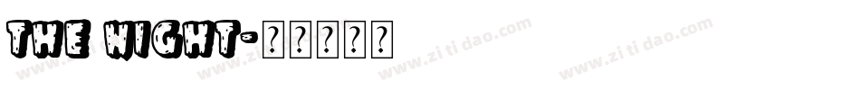 the night字体转换